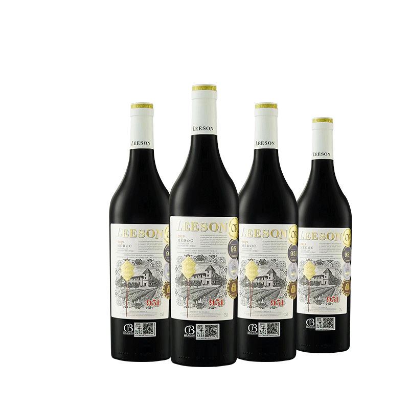 雷盛红酒951法国中级庄干红葡萄酒